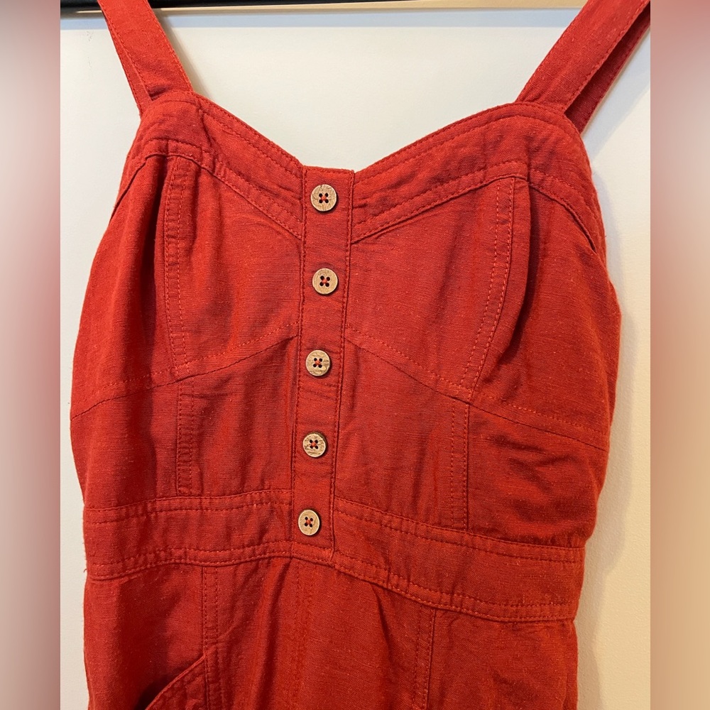Japna Women’s Orange Button Dress